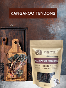 Inner Wolf Kangaroo Tendons 200g